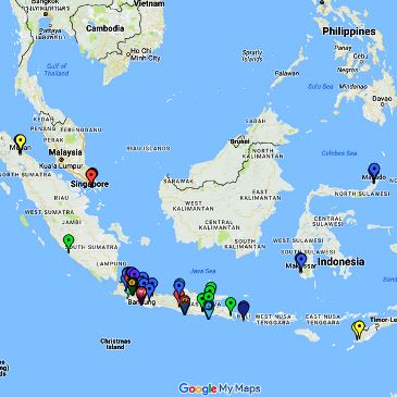 Peta Lokasi Kampus Program Perkuliahan Pengusaha Pts Ptn